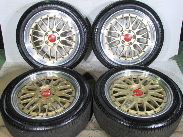 ☆BBS■LM■FORGED/鍛造■LM095H■114.3-5H/18-7.5J/+45■235/45R18■MICHELIN e-PRIMACY■アコード.マークX.C-HR.キザシ.カローラクロス等