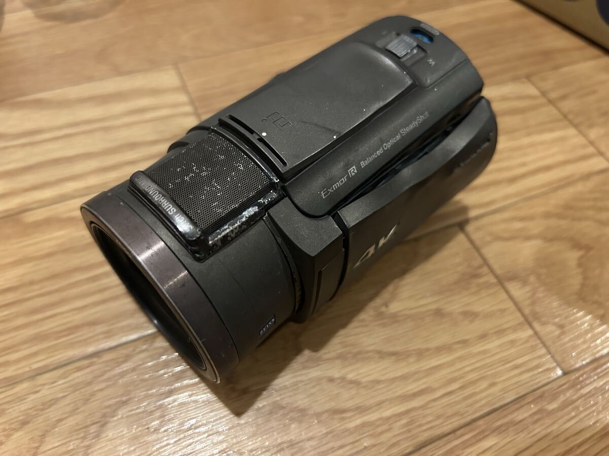 ジャンク館/ SONY ソニー FDR-AX45 ビデオカメラ ブラック デジタルビデオカメラ 4K