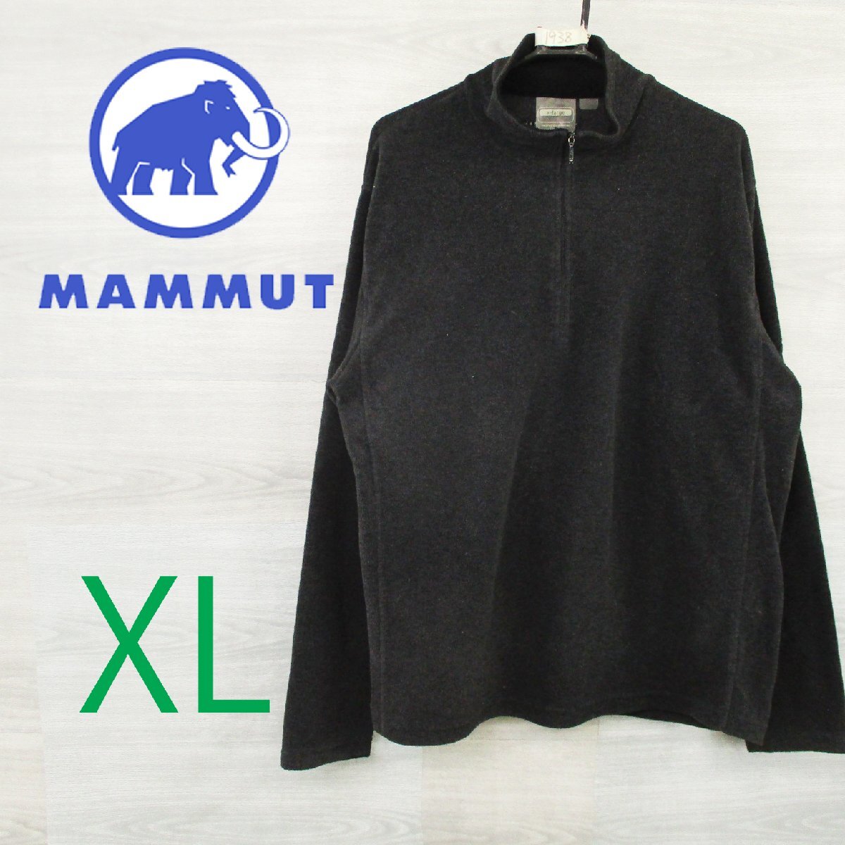 春物 薄手 MAMMUT●マムート＜ハーフジップ フリース＞M1938s