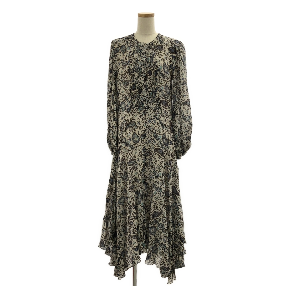 ISABEL MARANT ETOILE / イザベルマランエトワール レーヨン ペイズリー 総柄 フレアワンピース
