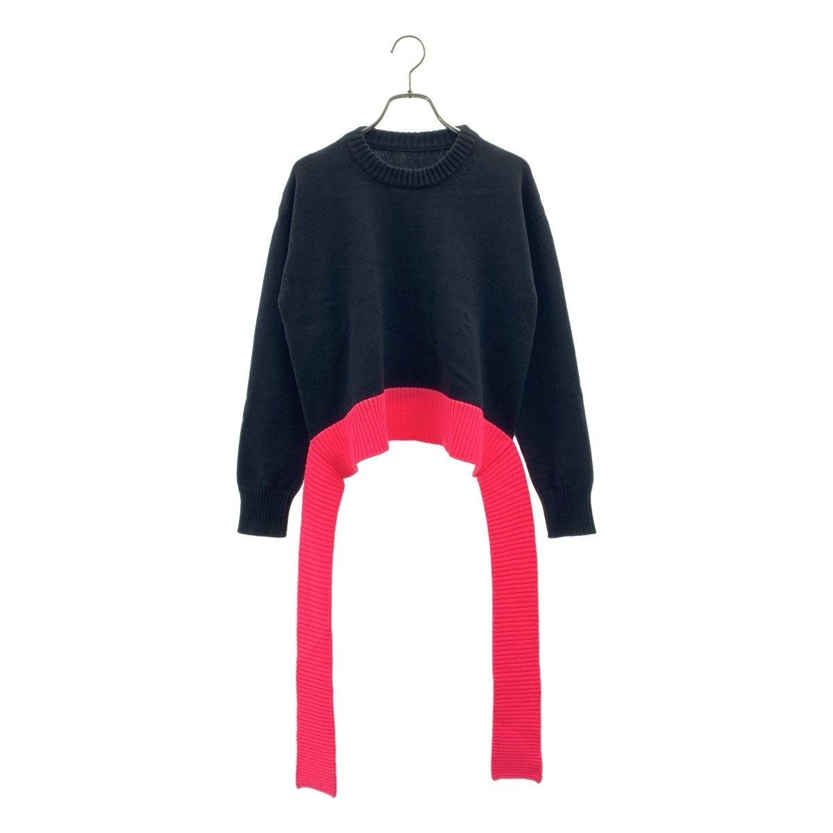 MM6 Maison Margiela / エムエムシックスメゾンマルジェラ コットン ウール バイカラー 変形 ニット