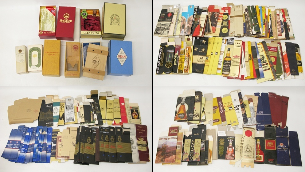 【箱のみ】 ウイスキー ウィスキー クースー マッケンジー 他 いろいろ 古酒 ブランデー 空き箱 空箱のみ まとめ 大量 Kキ11