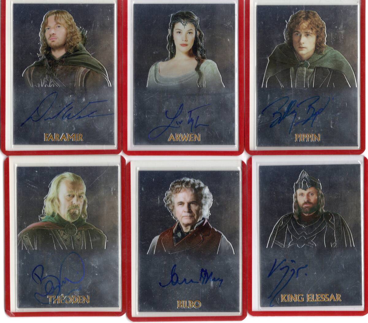 The Lord of the Rings TRILOGY ロードオブザリングトリロジー Autograph 直筆サインカード11種セット 新品ミント状態品