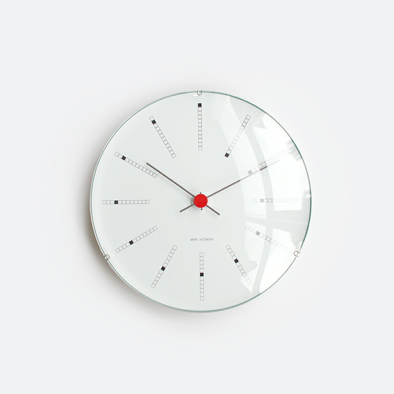 アルネ ヤコブセン 時計 壁掛け シンプル おしゃれ ARNE JACOBSEN Wall Clock Bankers 210mm