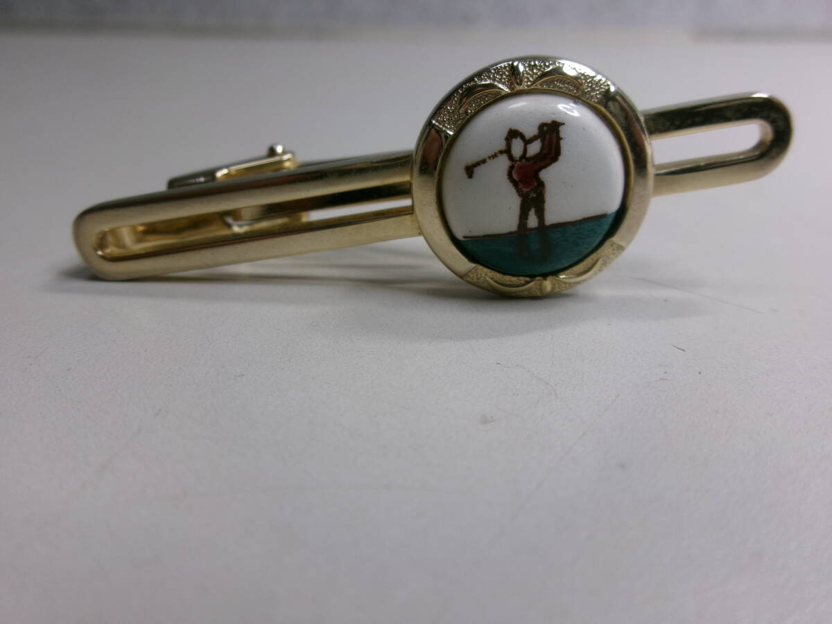 ☆145 SWANK DELFT ゴルフ ネクタイピン