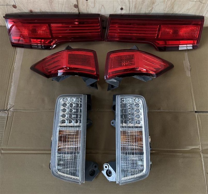 日産 エルグランド E52 前期 純正 テールランプ・ウインカー 左右 6点セット STANLEY P8503 P8959 P8960 点灯確認済 中古品