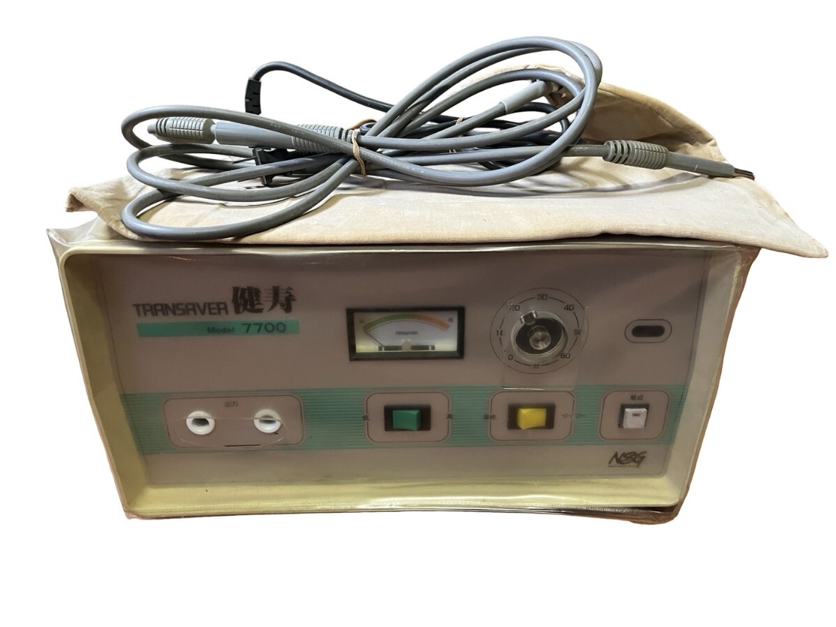 動作品 健寿 トランセイバー7700 日東金属工業 交流高圧電位治療