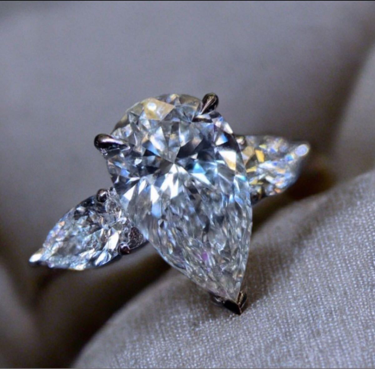 PT950 5ct D VVS2 PT950 ラボグロウンダイヤモンドリング IGI鑑別書付け【受注制作・約3週間】