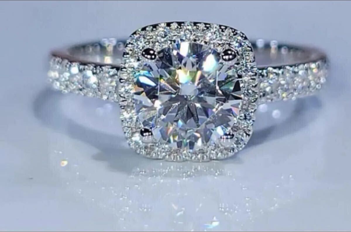 受注制作 2ct D VVS2、3EX 無改色 ラボグロウンダイヤモンド リング PT950 IGI鑑別書付