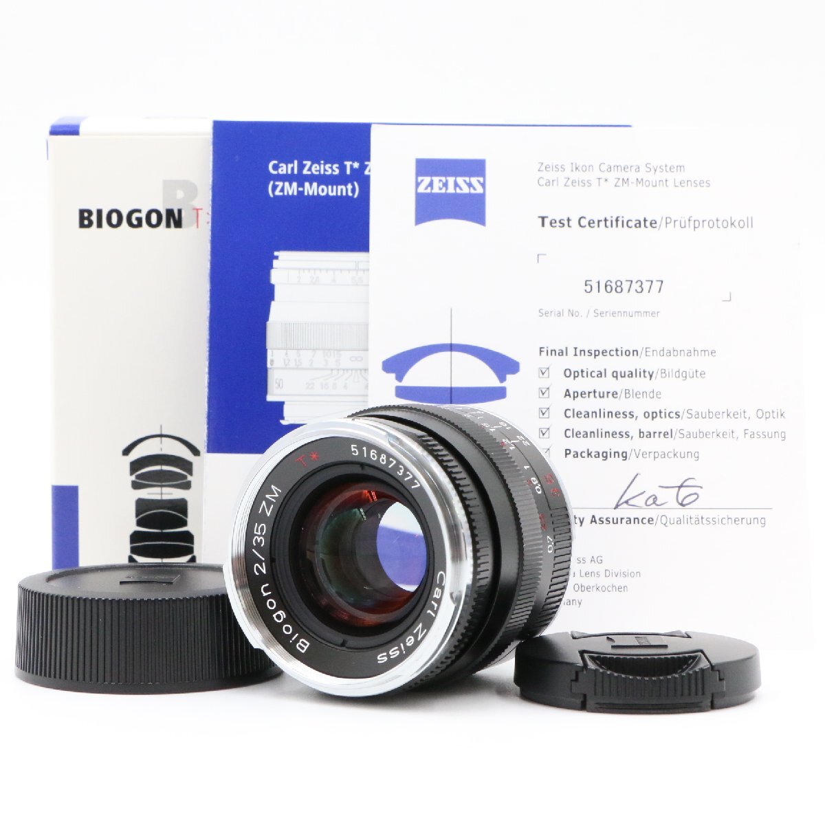 【ほぼ新品】Carl Zeiss C Biogon T* 35mm F2 ZM for Leica カールツァイス