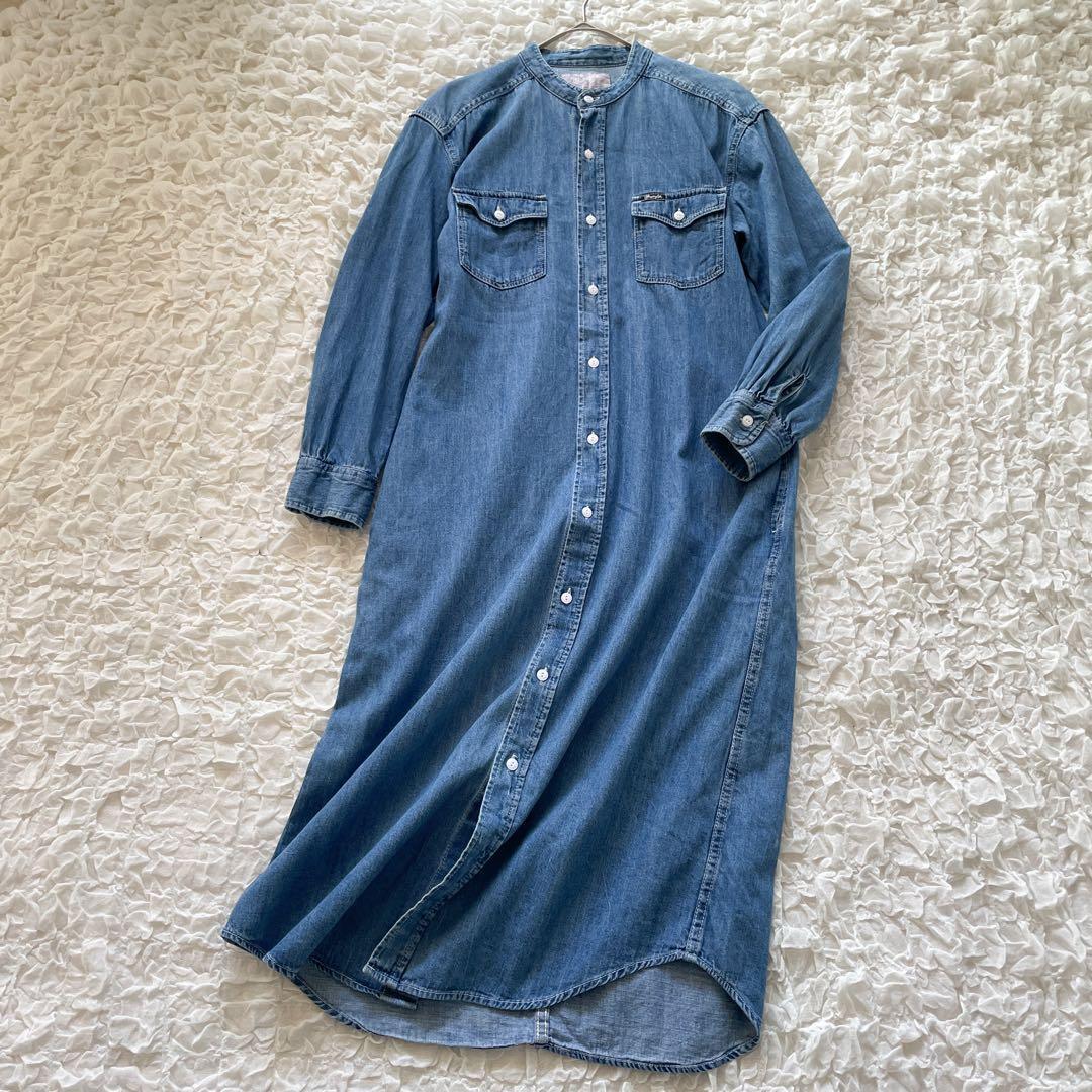 WRANGLER×ROPE' PICNIC【ラングラー×ロペピクニック】デニムシャツワンピース　羽織り