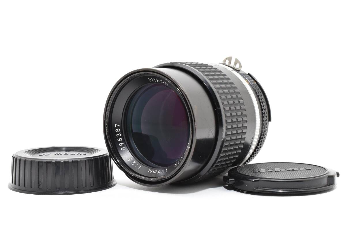 【良品】Nikon Ai-S NIKKOR 105mm F2.5 【動作確認済】#2756750