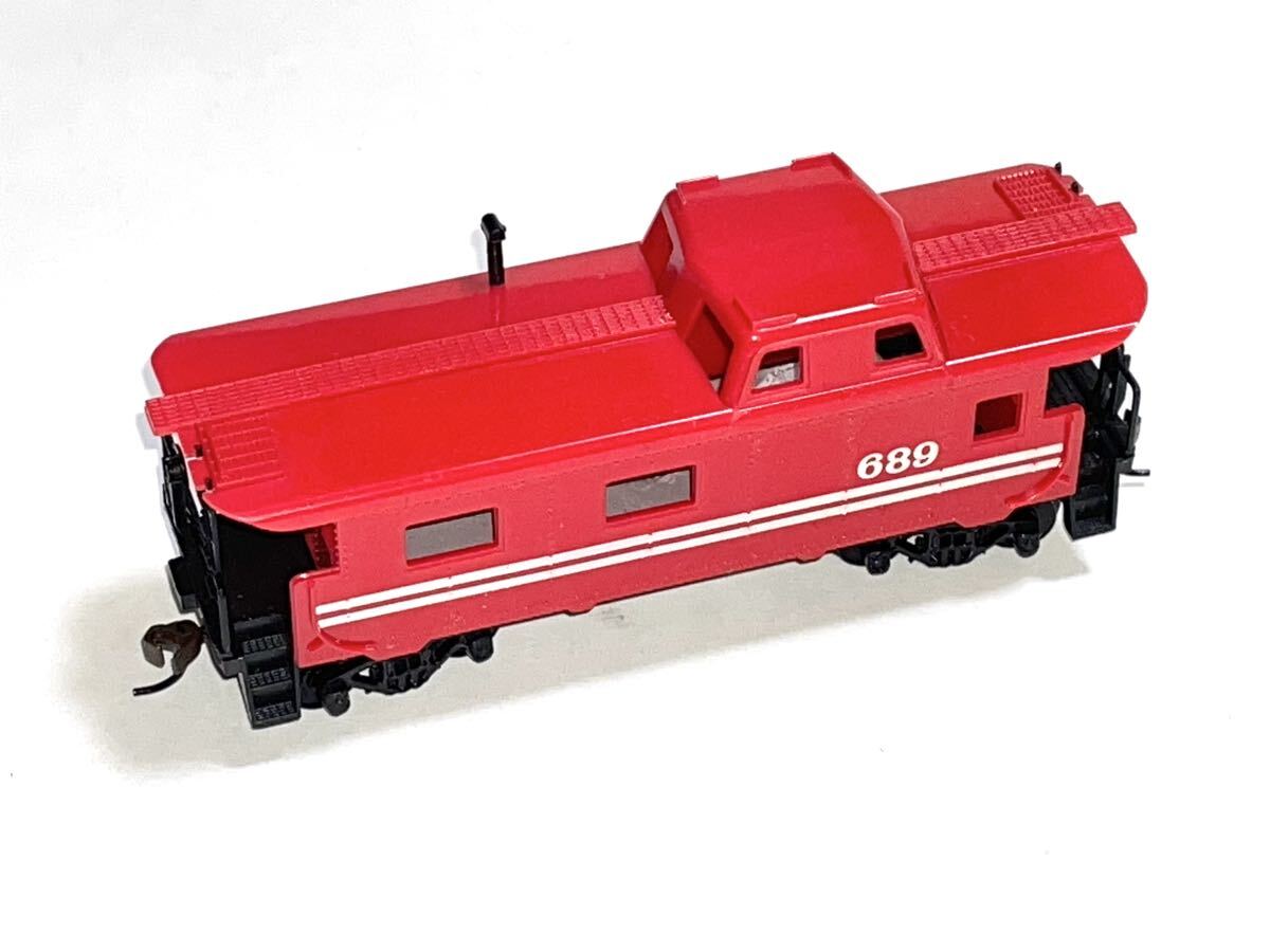 アメリカ型HO タイコ ストリームラインカブース EZカプラー化 Tyco No.327-98 Caboose General Purpose #689