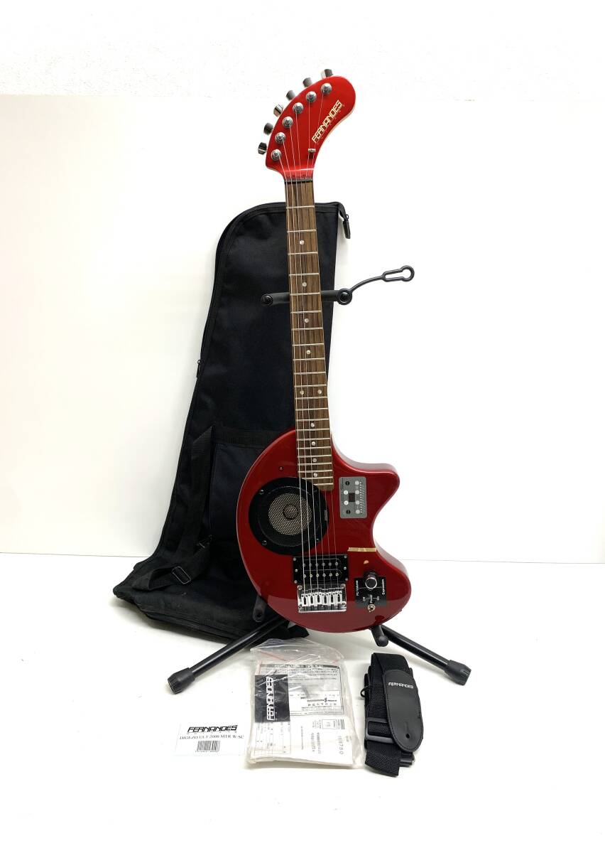 z2 Fernandes フェルナンデス Zo-3 Digi-Zo Ultima 通電確認済 ソフトケース ショルダーストラップ付 Fernandez FOSTAX DNA