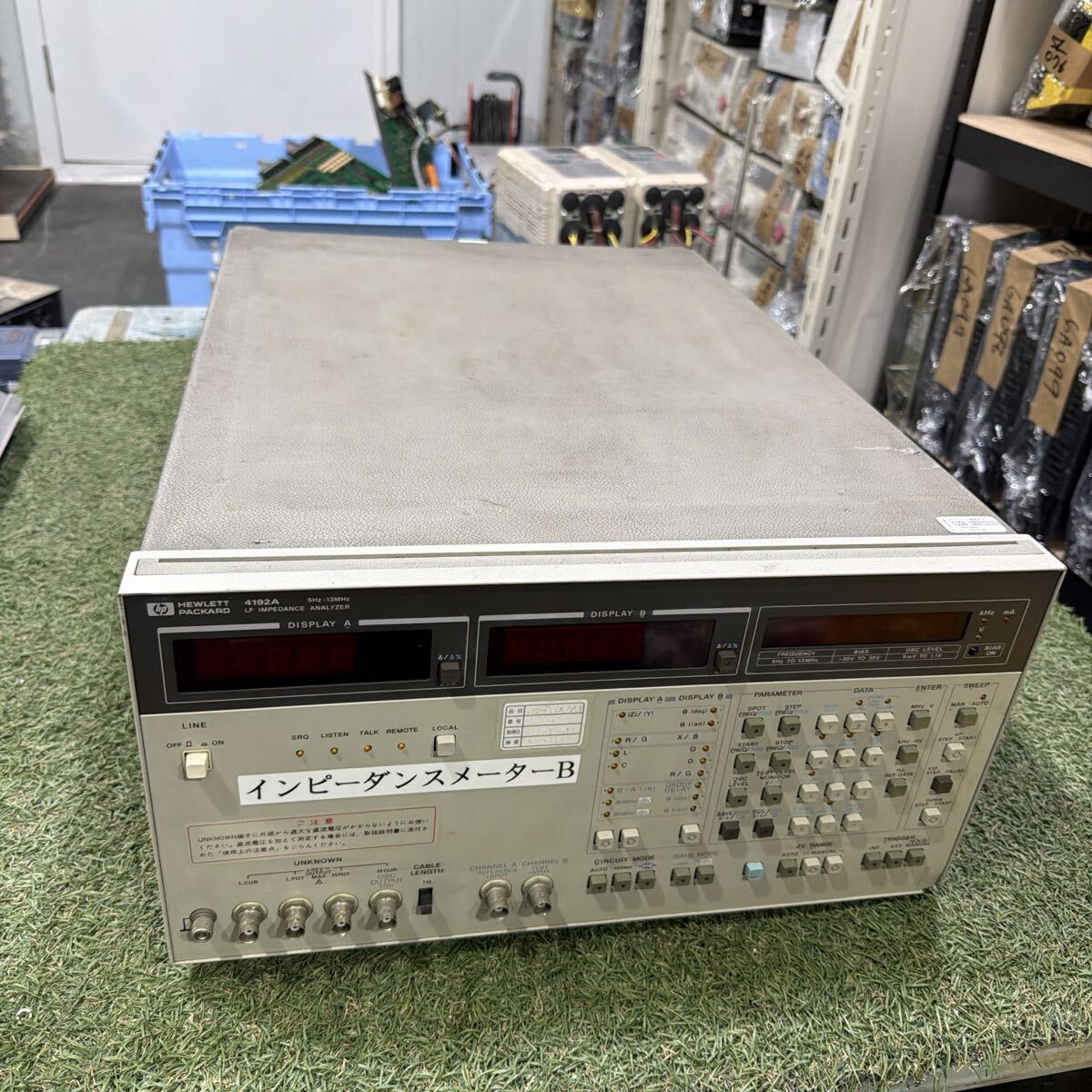 6B011 HP - Agilent 4192A LF インピーダンス アナライザー 5 Hzから13 MHz 