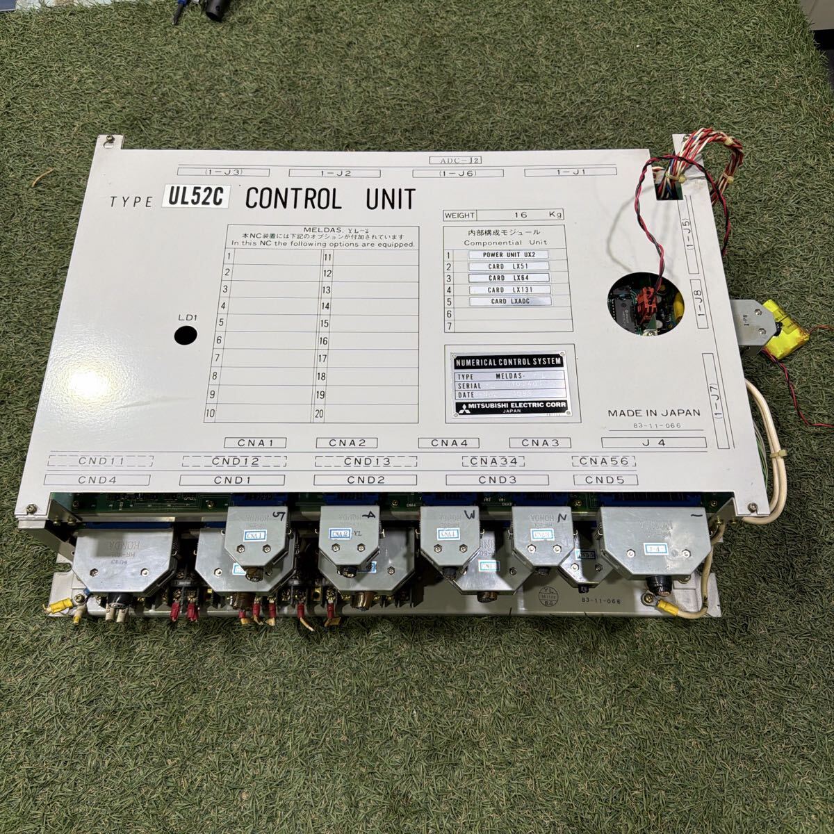 6B019 三菱 UL52C メルダス YL コントロールユニット / MITSUBISHI UL52C CONTROL UNIT MELDAS YL 