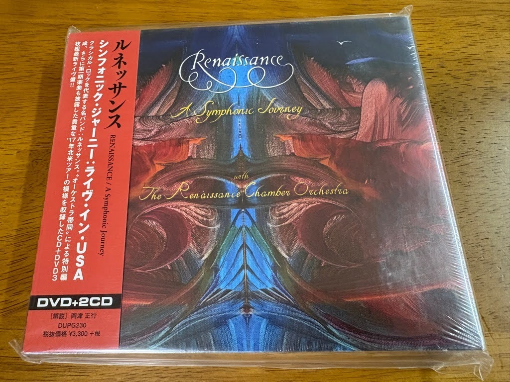 T7/DVD + 2CD ルネッサンス RENAISSANCE シンフォニック・ジャーニー ライヴ・イン・USA 帯、解説付き