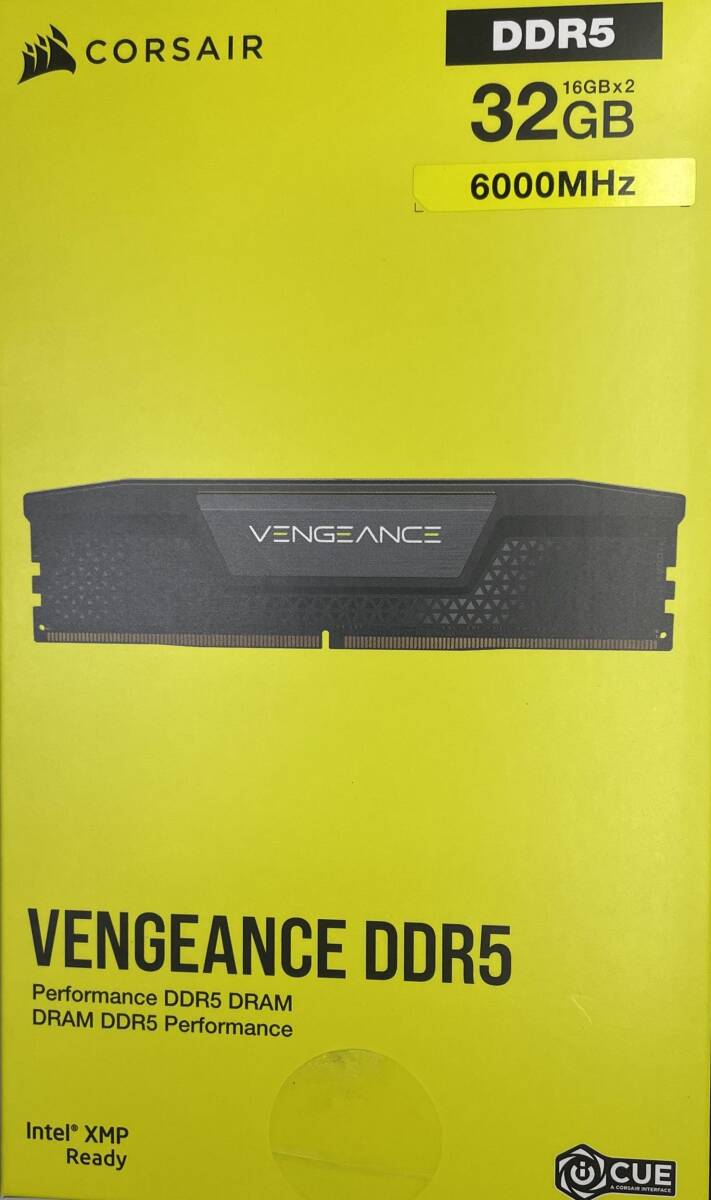 CORSAIR VENGEANCE DDR5 32GB 6000MHz　ほぼ新品