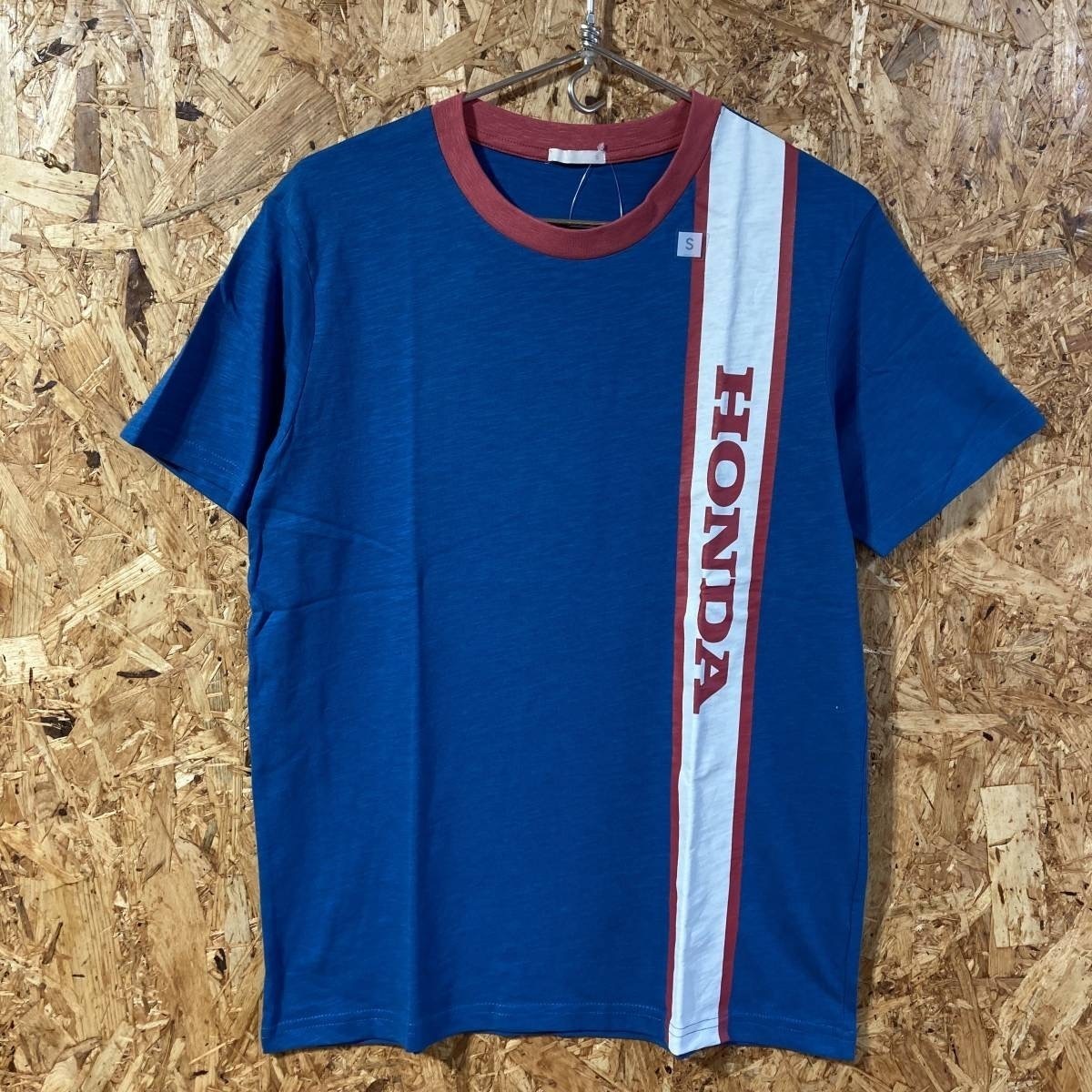 HONDA GU 半袖 Tシャツ S BLUE コラボ 別注 限定 ホンダ ユニクロ バイク VMX ビンテージモトクロス