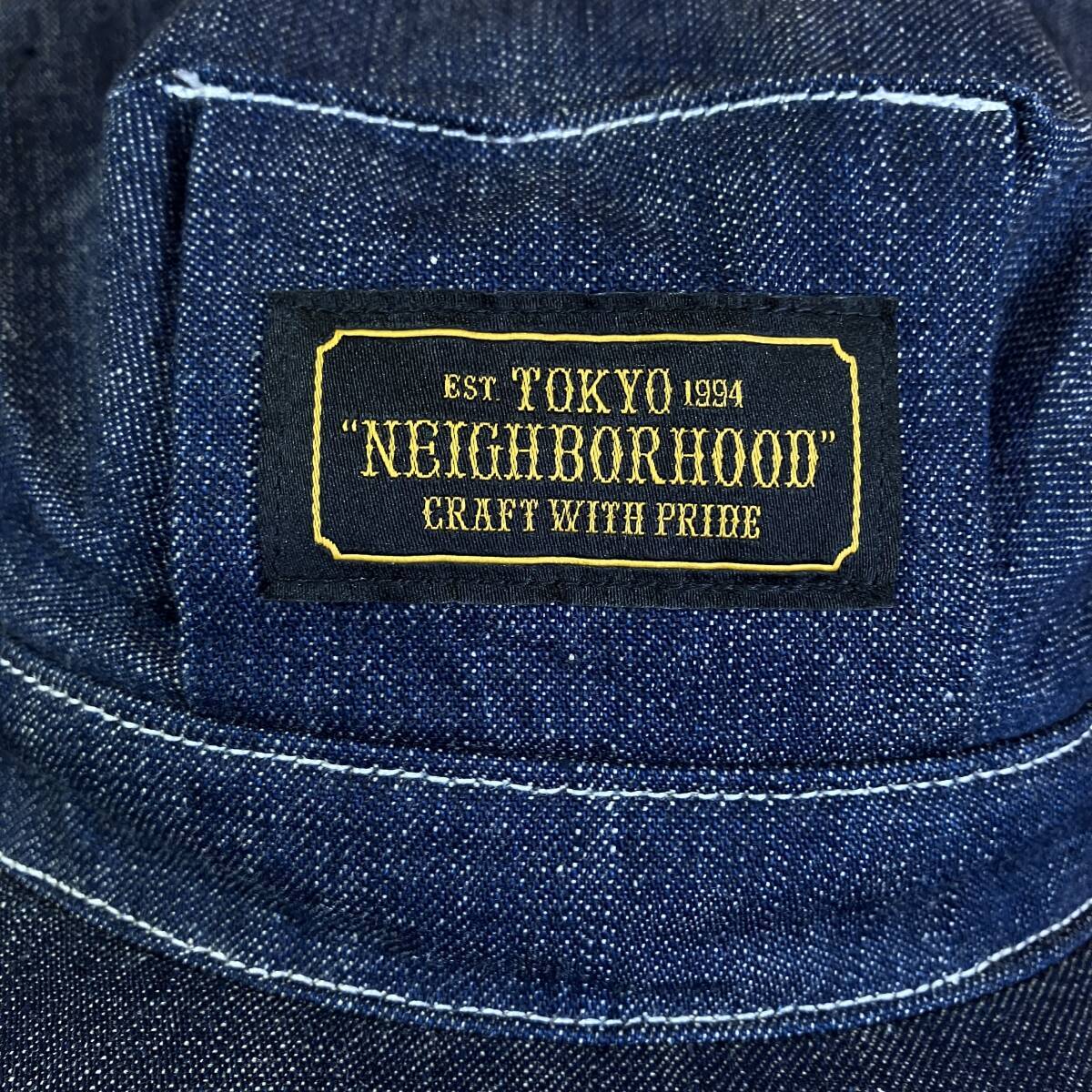 NEIGHBORHOOD インディゴ デニム ワークキャップ 帽子 ネイバーフッド