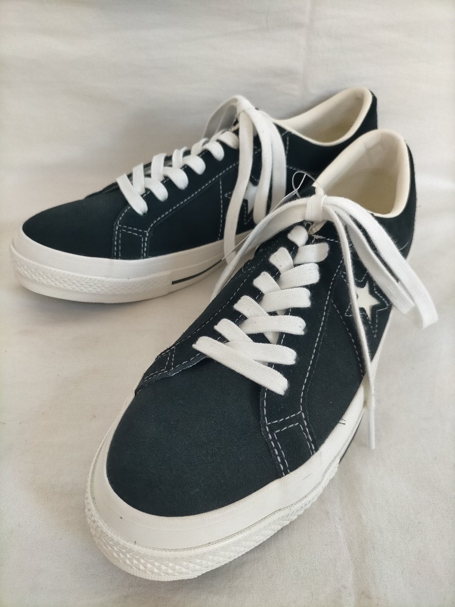 新品 CONVERSE ONE STAR SUEDE コンバース ワンスター スウェード size-US9.5 黒 35200860