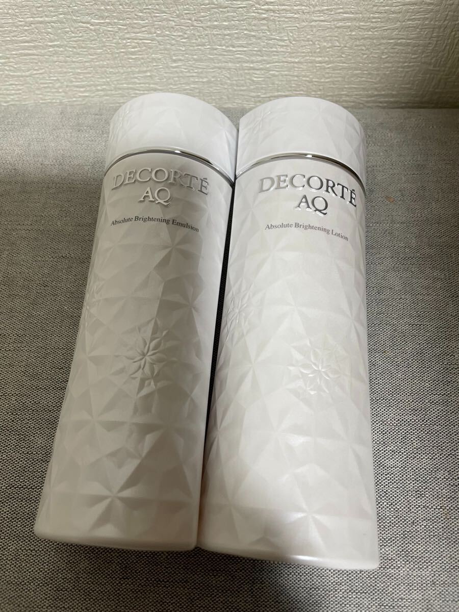 新品即決　 コスメデコルテ AQ アブソリュート エマルジョン ブライト　 ローション　ブライト　 乳液 化粧水　各100ミリ　最終セール