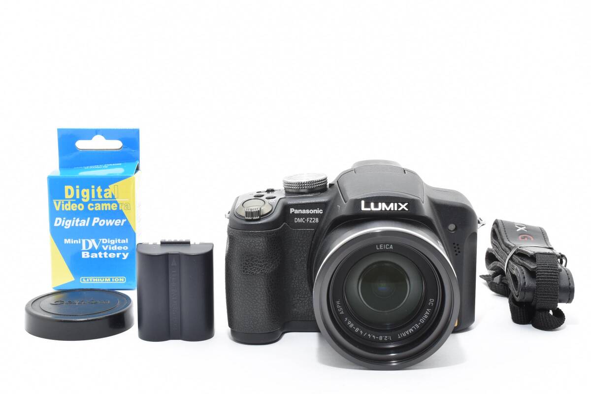 6400 【良品】 Panasonic Dmc-Fz28 Compact Digital Camera 動作確認済 パナソニック コンパクトデジタルカメラ