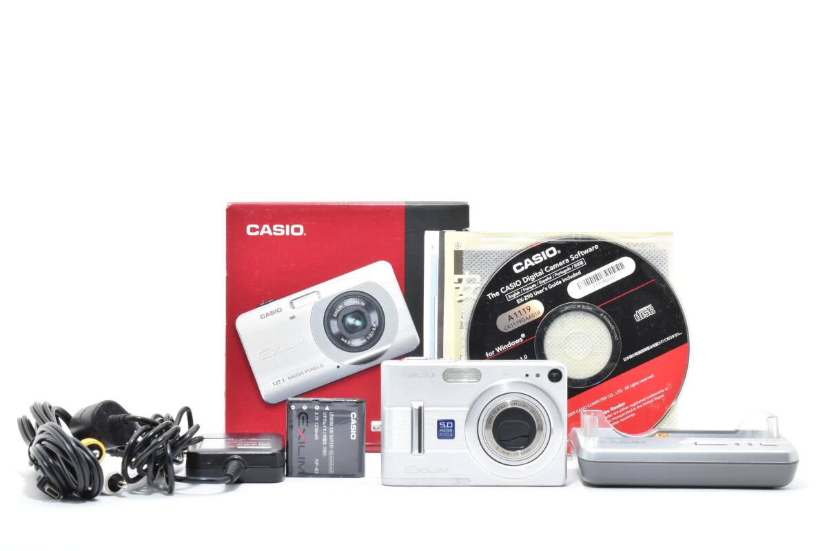 6128 【並品】 Casio Exilim Ex-Z55 Compact Digital Camera 動作確認済 コンパクトデジタルカメラ