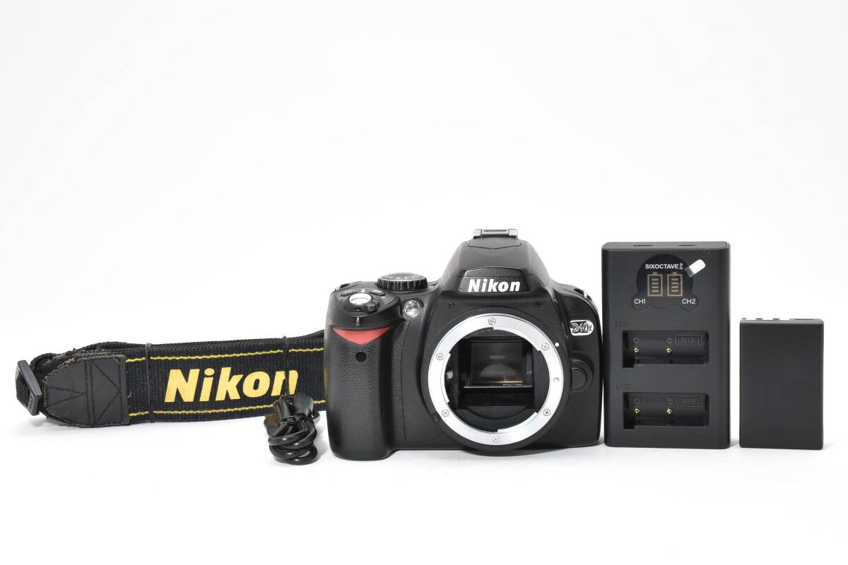 6164 【良品】 Nikon D40X Digital Camera 動作確認済 ニコン デジタル一眼レフカメラ