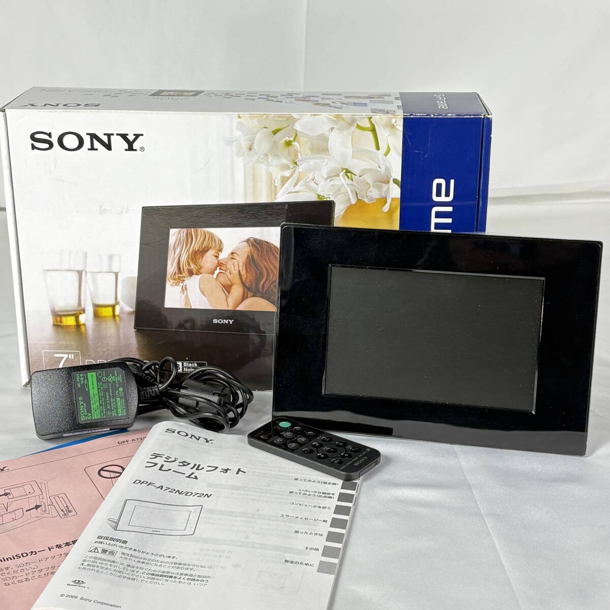 ソニーSONY デジタルフォトフレーム S-Frame DPF-A72N ブラック【中古品】