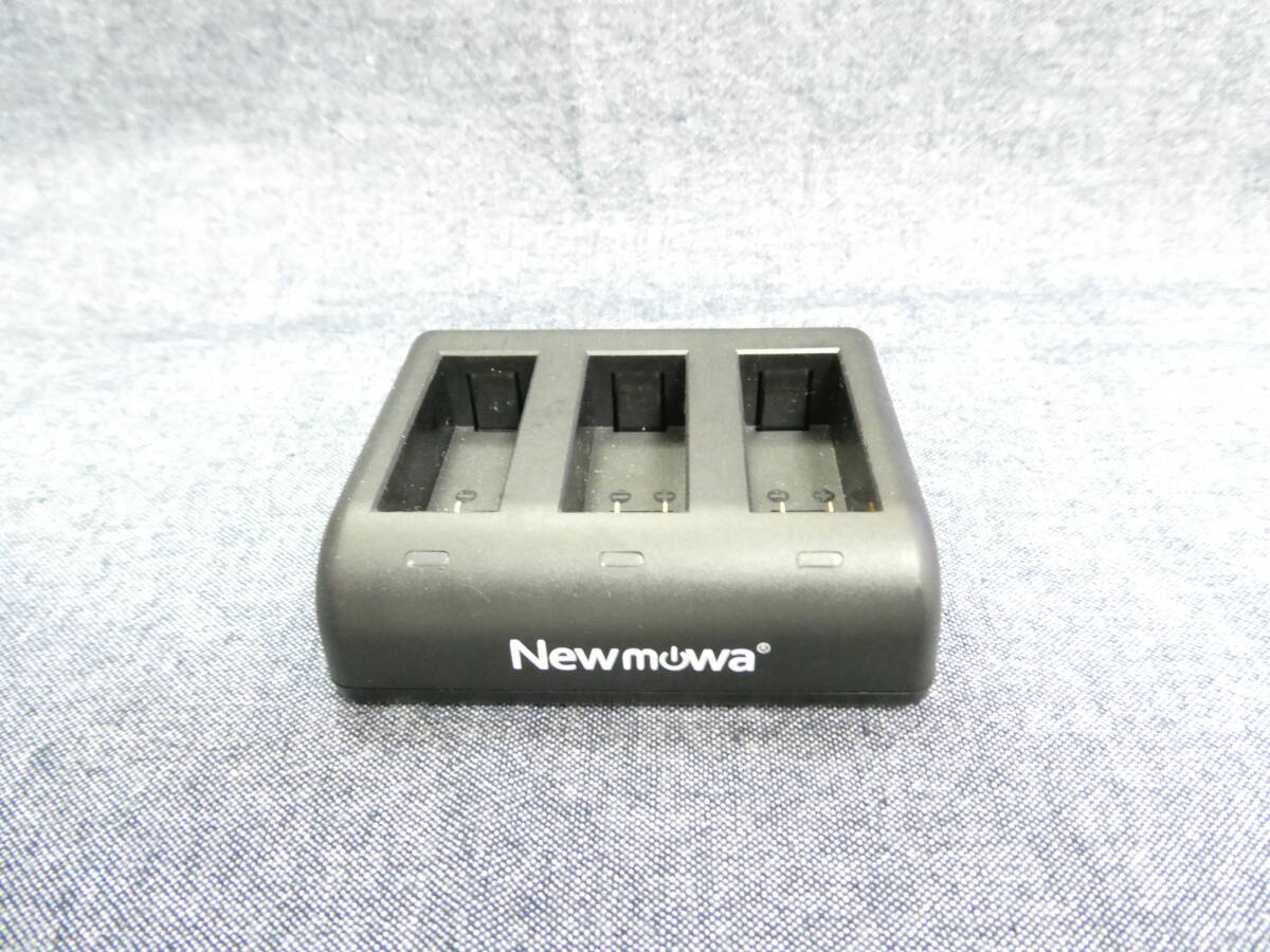 ＜　Newmowa　GoPro用　3個同時 充電器 CHG-GP9-Triple　Hero9 Hero10 Hero11 Hero12 対応　＞ アクションカメラ アクセサリー バッテリー