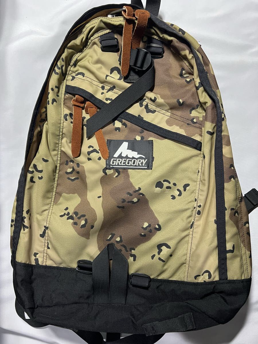 極美品　希少　TM　GREGORY　銀タグ　デイパック　26L　チョコチップカモ