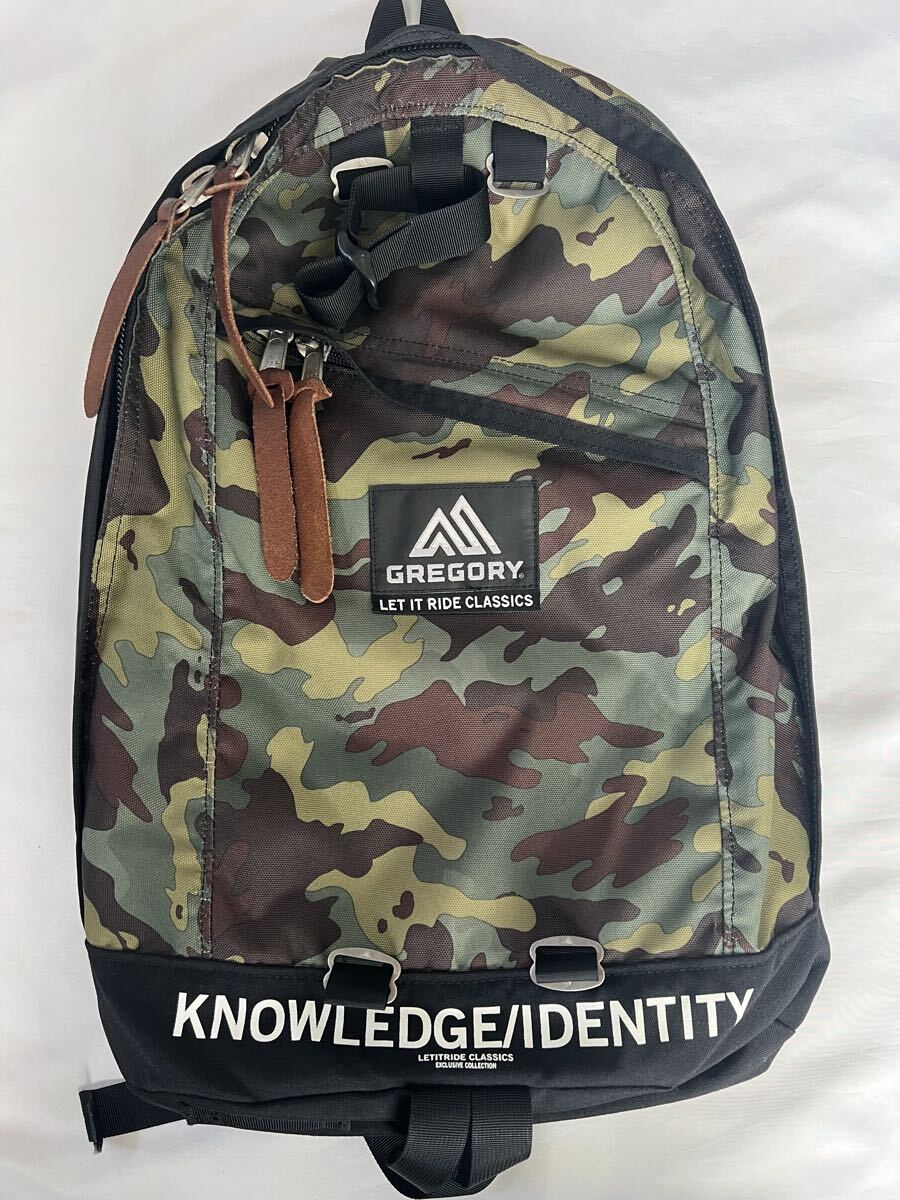 美品　GREGORY × ナノユニバース　コラボデイパック　26L　カモフラ