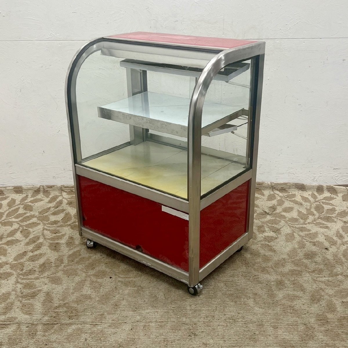 大穂製作所 OHO 冷蔵ショーケース OHGU-S-700B 後引戸 W700 D500 業務用 ケーキショーケース /D3894