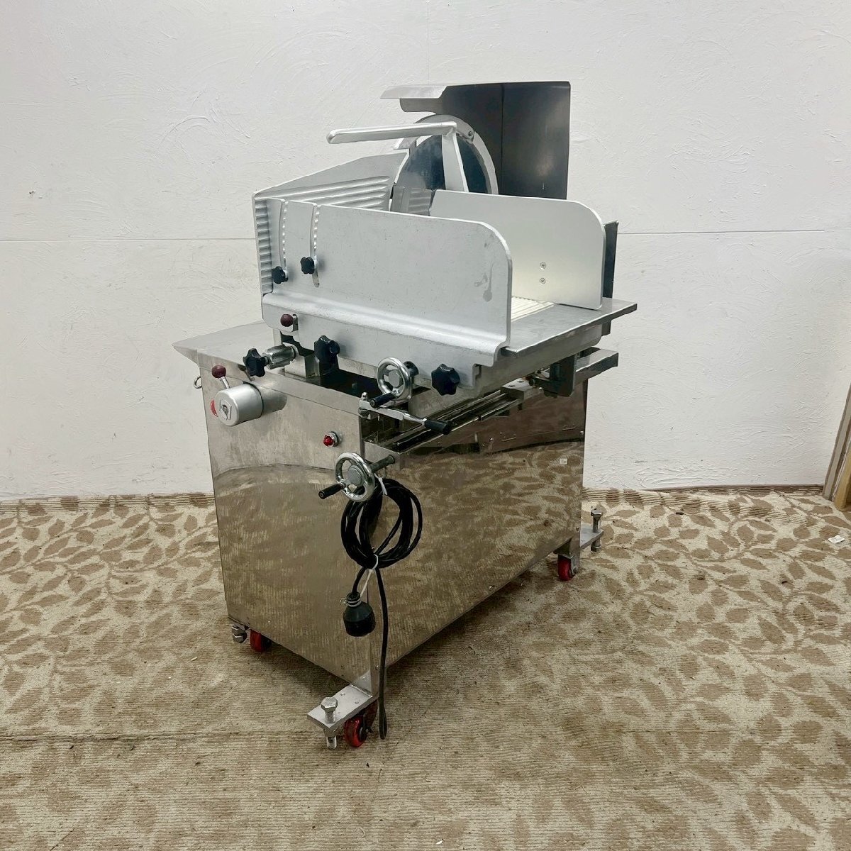 ★引取限定★ 業務用 ミートスライサー JMS-330I-K WOOJIN MACHINE 三相200V /D3832