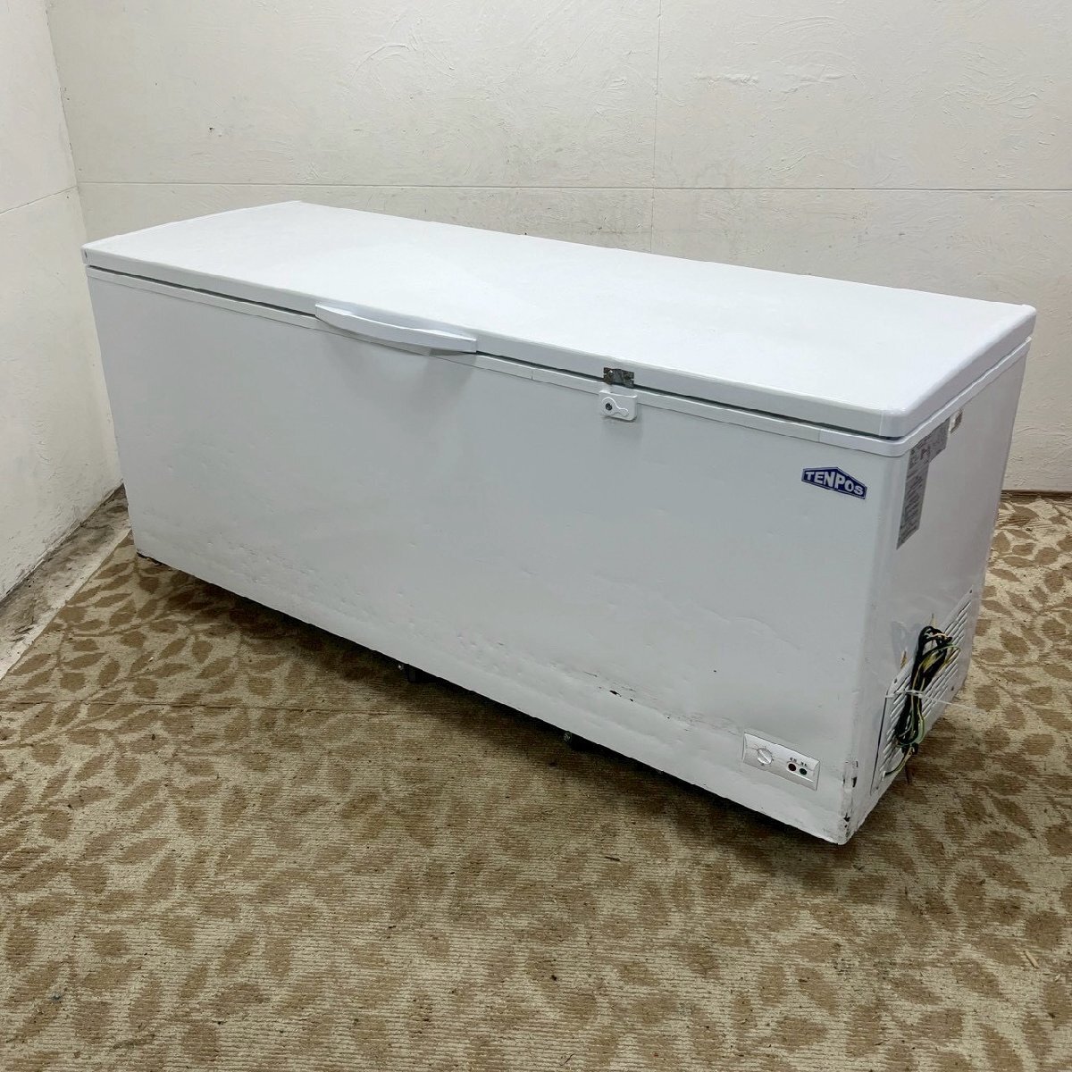 テンポスオリジナル 業務用 冷凍ストッカー TBCF-576-RH 上開き チェストフリーザー W1930 冷凍庫 /D3827