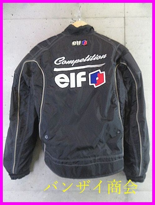 6020b19◆良品です◆elf エルフ ナイロン ライダースジャケット Ｍ/ライディング/バイカー/ツーリング/ブルゾン/シャツ/パンツ/ツナギ