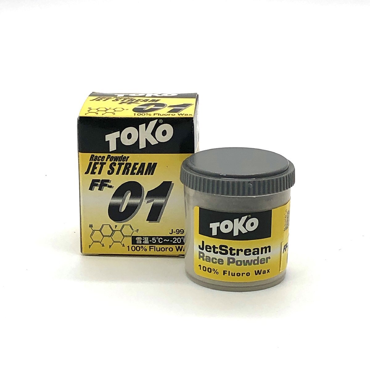 TOKO トコ JET STREAM FF-01 30ｇパウダーワックス 雪温-5℃～20℃ JET FF-01フッ素 トコワックス スキー スノボ チューンナップ