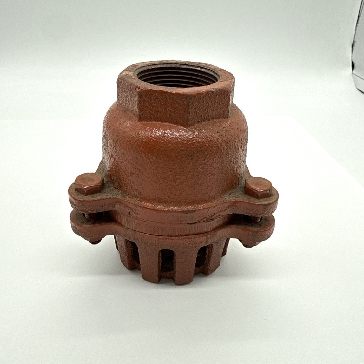 フートバルブ 鋳鉄 32mm スプリング 捻じ込み 保管品 【道楽札幌】