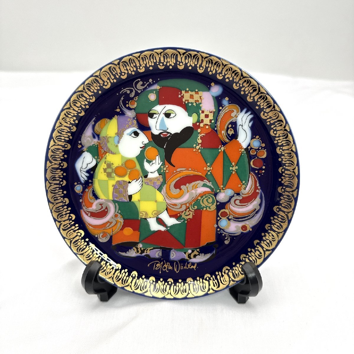 ローゼンタール ビョルン・ヴィンブラッド 飾り皿 アラジンと魔法のランプ ピクチャープレート 直径16cm Rosenthal ドイツ 道楽札幌