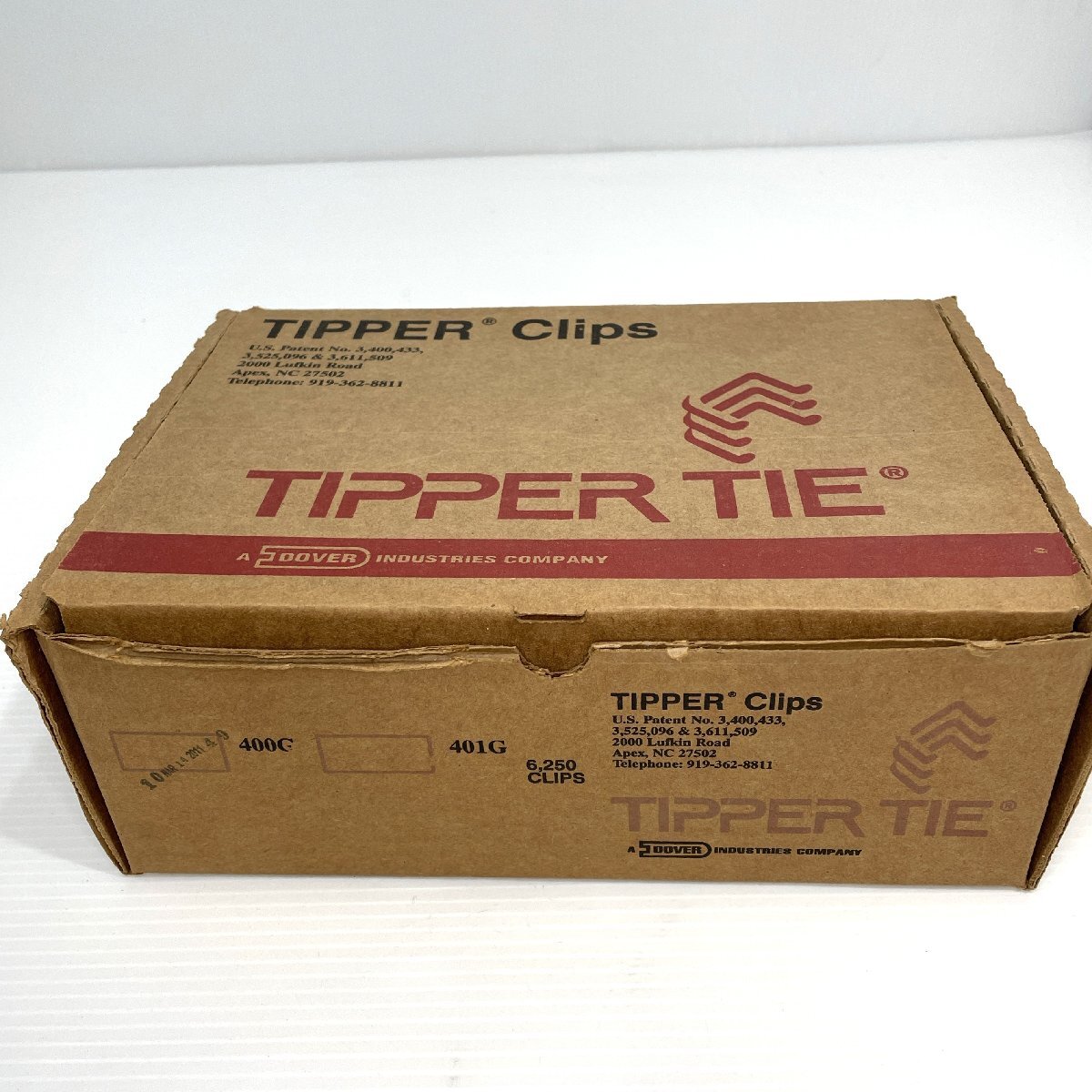 ティッパークリップ TIPPER CLIPS ティッパータイ TIPPER TIE 400G 未使用箱入保管品 80本/箱 クリッパー ソーセージクリップ 【道楽札幌】