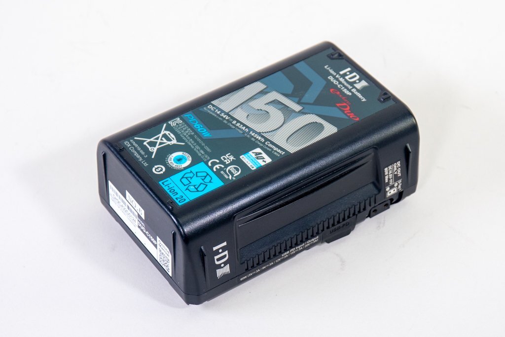 Ｖマウントタイプリチウムイオンバッテリー IDX DUO-C150P(No.6) ジャンク品扱い　26012805