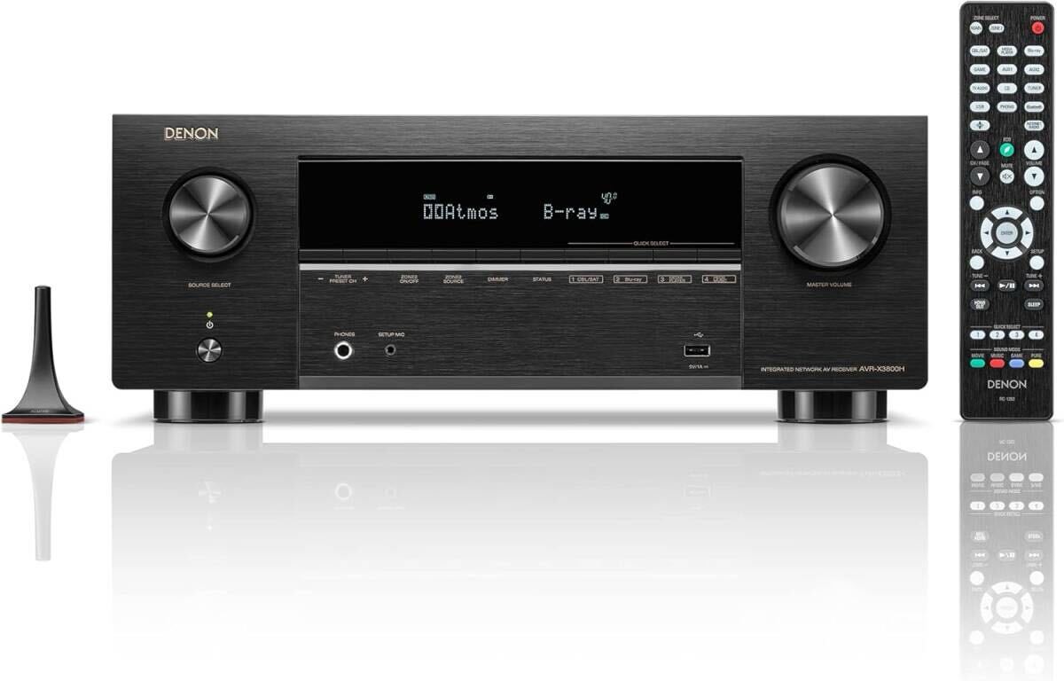 新品 デノン DENON AVR-X3800H 9.4ch AVサラウンドレシーバー 8K Ultra HD HDR10+
