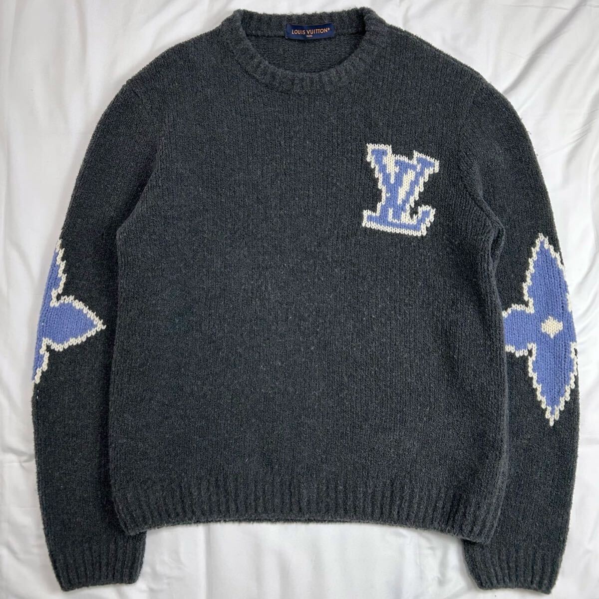 美品 XL 25AW LOUIS VUITTON ルイヴィトン ニット セーター チャンキーウールブレンド