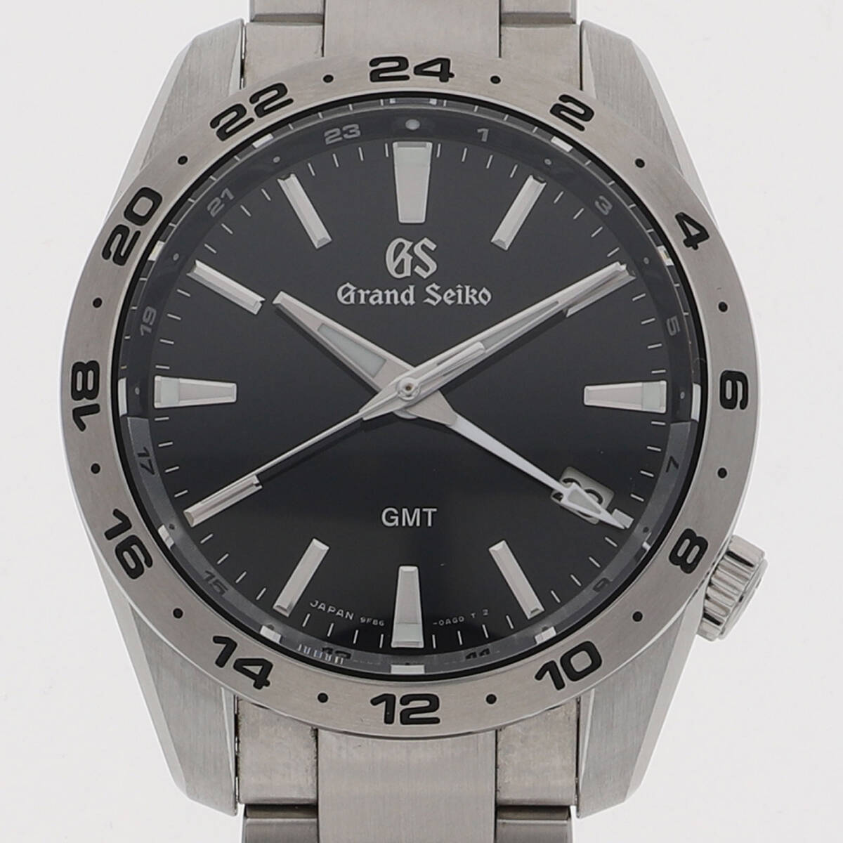 SEIKO セイコー SBGN027 GS スポーツコレクションGMT ブラックダイヤル SS クオーツ メンズ【133912】