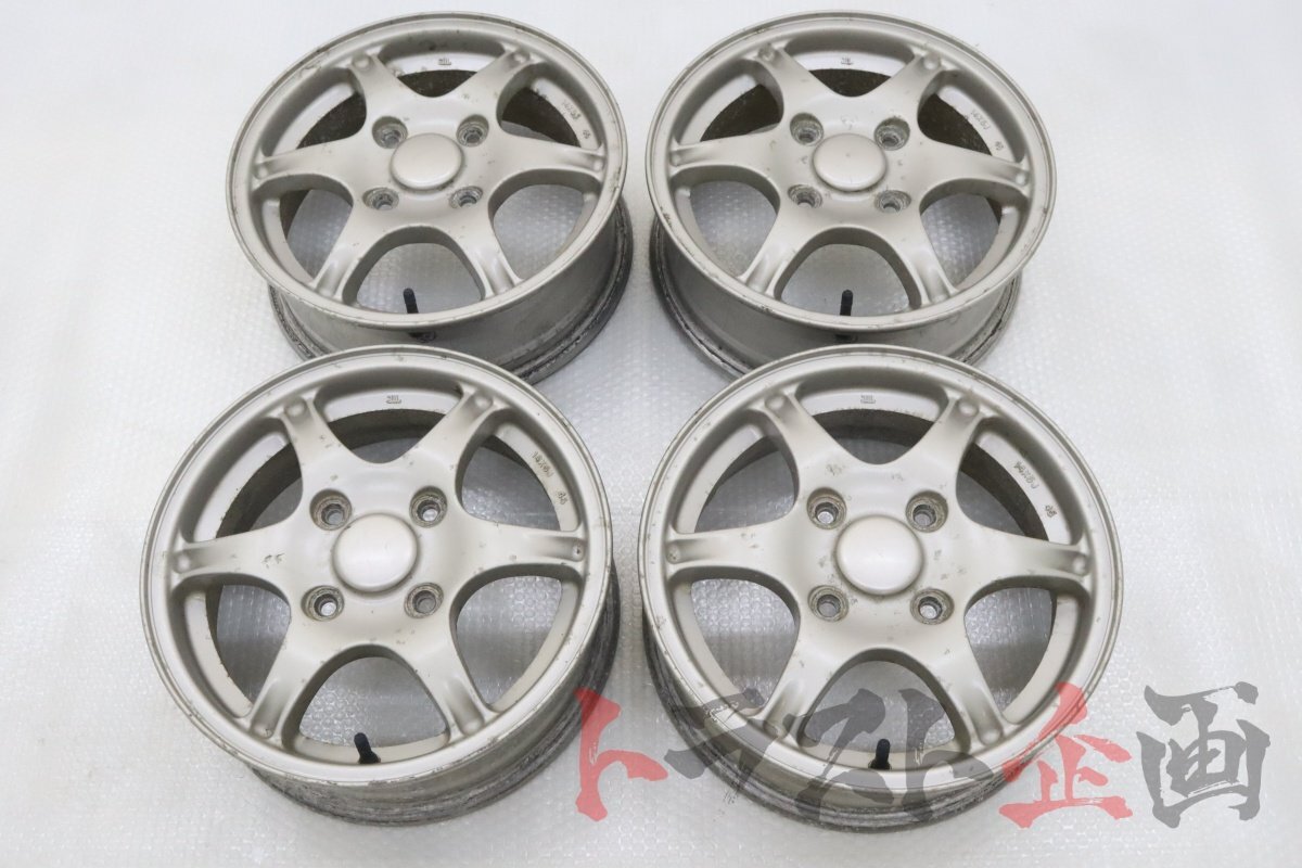 カプチーノ EA21R 後期 純正 アルミホイール 14x5.0 45 PCD114.3 トラスト企画 U 81250419