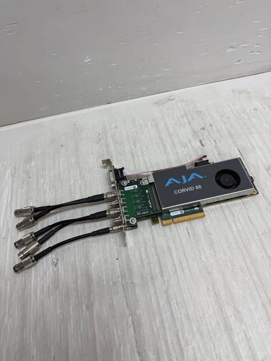AJA 4K/UHD/2K/HD/SD 8CH 3G-SDI ビデオ/オーディオ I/Oカード CORVID88