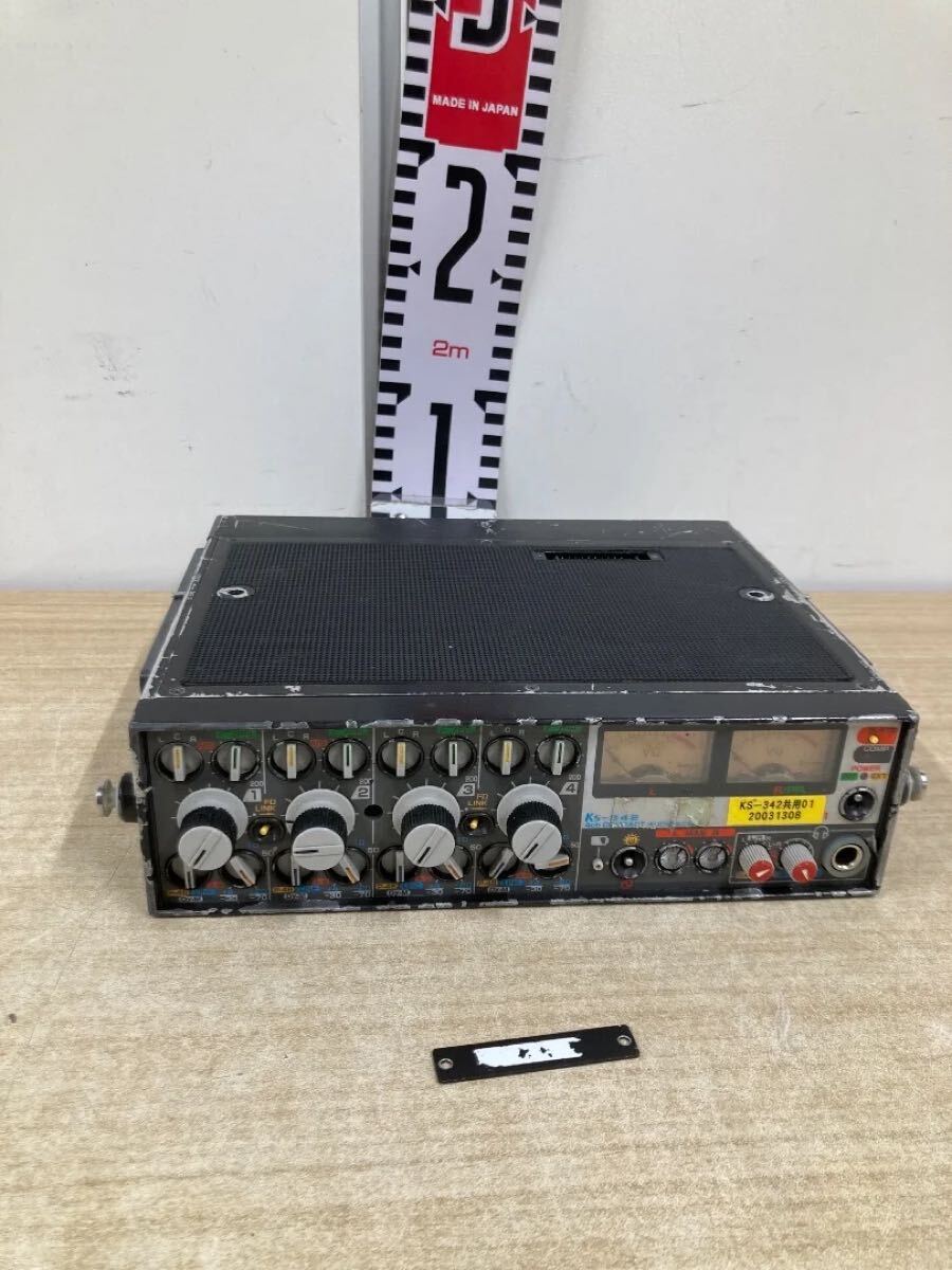 シグマシステムエンジニアリング 4ch アナログオーディオミキサー　sigma KS-342　コンパクト ポータブルミキサー