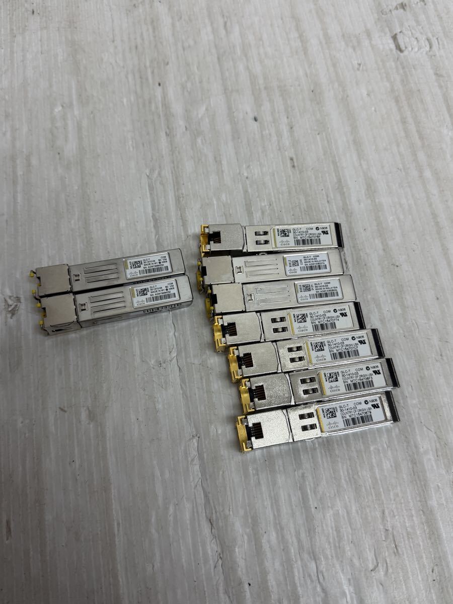 CISCO GLC-T 30-1410-03 04 SFPモジュール 9個セット