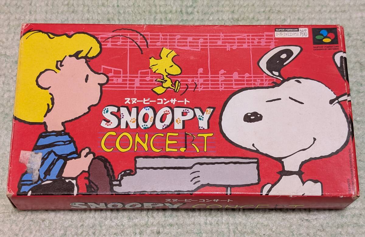 SNOOPY CONCERT　スヌーピーコンサート　スーパーファミコンソフト　ジャンク品